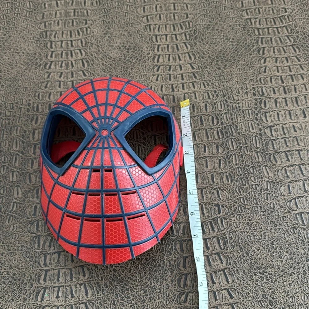 Spider-Man Red Blue Kids Half Face Costume Mask with Elastic Strap